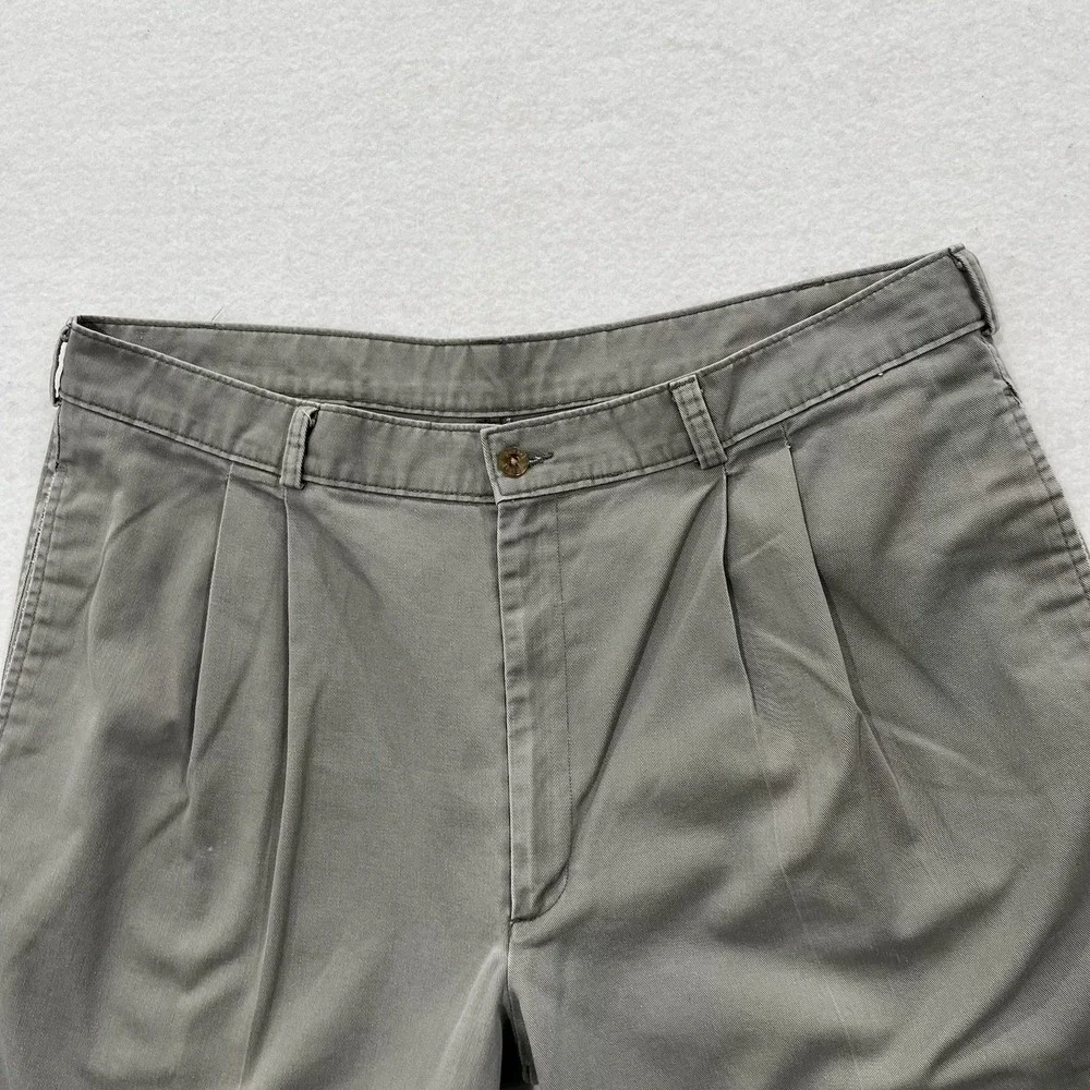 Duxbak Khaki Cotton Chino Pants Men's W40 L34 Classic Fit Work wear Vintage